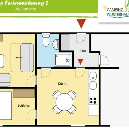 Campingplatz Wusterhausen مكان تخييم