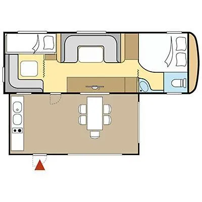 مكان تخييم Campingplatz Wusterhausen *